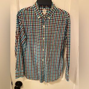 Gap Boys Size 12 Checkered Button Down Shirt